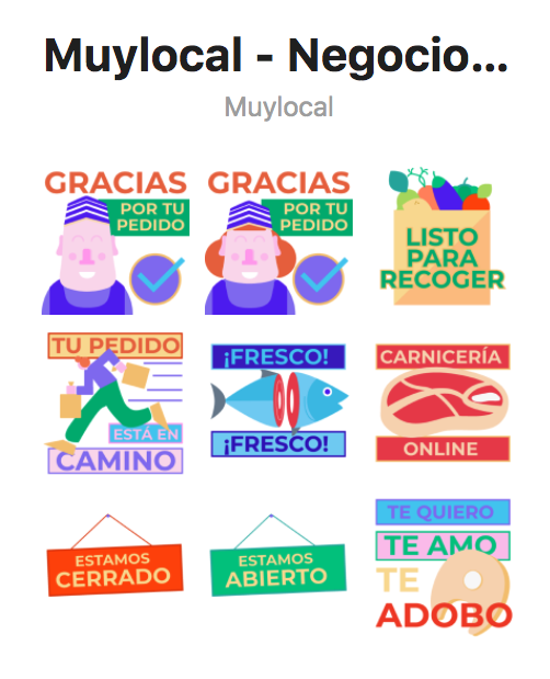 Blog Muylocal Stickers de WhatsApp para negocios locales